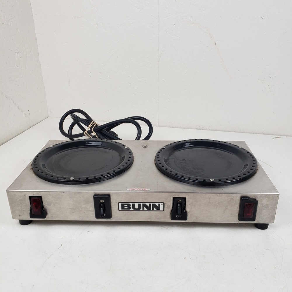 Bunn WX2 2-Station Coffee Warmer Stainless Steel Commercial 06310.0004 120V